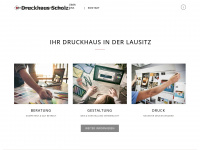 druckhausscholz.de Webseite Vorschau