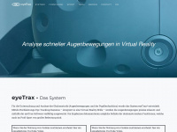 eyetrax.de Webseite Vorschau
