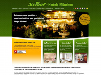 seibel-hotels-munich.de Webseite Vorschau