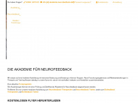 akademie-neurofeedback.de Webseite Vorschau