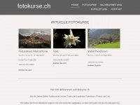 fotokurse.ch Webseite Vorschau
