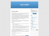 tomseffect.com Webseite Vorschau