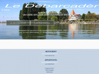 ledebarcadere.ch Webseite Vorschau