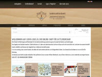 leder-louis.ch Webseite Vorschau
