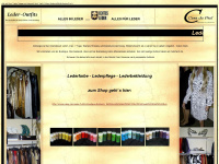 leder-outfits.de Webseite Vorschau