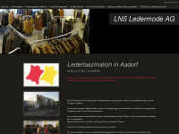 leder-mode.ch Webseite Vorschau