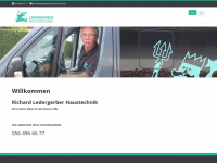 ledergerber-haustechnik.ch Webseite Vorschau