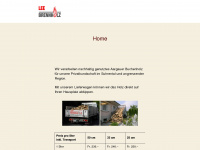 lee-brennholz.ch Webseite Vorschau