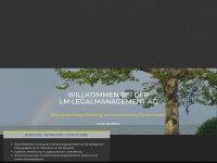 legalmanagement.ch Webseite Vorschau