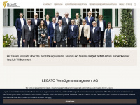legato.ch Webseite Vorschau