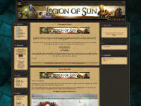legion-of-sun.de Webseite Vorschau