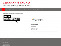 lehmann-co.ch Webseite Vorschau
