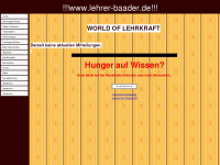 lehrer-baader.de Webseite Vorschau