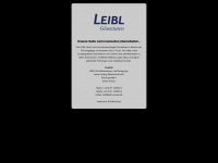 leibl-gmbh.de Webseite Vorschau