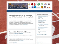 leichtathletik-in-oldenburg.de Webseite Vorschau