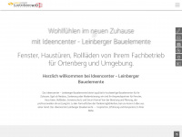 leinberger-bauelemente.de Webseite Vorschau