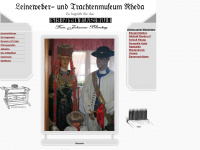 leinewebermuseum-rheda.de Webseite Vorschau