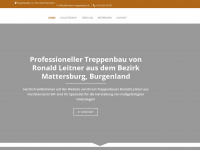 leitner-treppenbau.at Webseite Vorschau