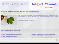 lektorat-chemnitz.de Webseite Vorschau
