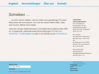 lektorat-literatur.ch Webseite Vorschau