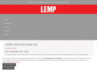 lemp.ch Webseite Vorschau