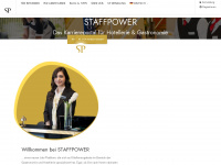 staffpower.at Webseite Vorschau