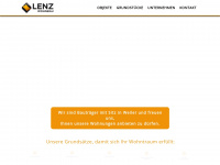 lenz-wohnbau.at Webseite Vorschau