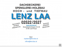 lenzlaa.at Webseite Vorschau
