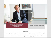 leonard-consulting.de Webseite Vorschau