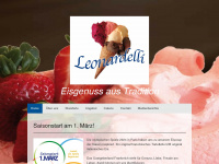 leonardelli-eis.at Webseite Vorschau