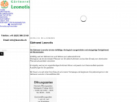 leonotis.ch Webseite Vorschau