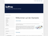 leprax.de Webseite Vorschau