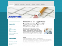 lepplepress.de Webseite Vorschau