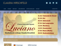 claudia-hirschfeld.com Webseite Vorschau