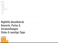 nightlife-discothek.de Webseite Vorschau