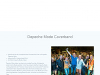 depeche-mode-coverband.de Webseite Vorschau