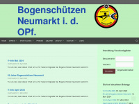 bogenschuetzen-neumarkt.de Webseite Vorschau