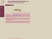 lese-zeichen-bockenheim.de Webseite Vorschau
