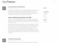 lesfinances.ch Webseite Vorschau