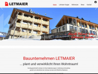 letmaier.at Webseite Vorschau
