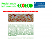 leukemia-resistance.de Webseite Vorschau