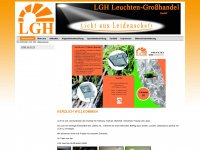 lgh-licht.de Webseite Vorschau
