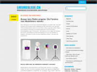 lheurebleue.ch Webseite Vorschau