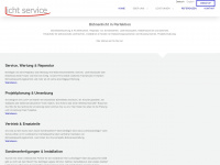 licht-service.at Webseite Vorschau