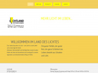 lichtland.at Webseite Vorschau