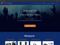 lichtmeister.ch Webseite Vorschau