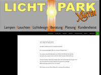 lichtpark-xanten.de Webseite Vorschau