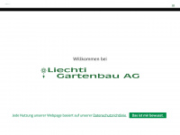 liechti-gartenbau.ch Webseite Vorschau