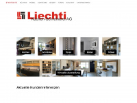 liechti-schreinerei.ch Webseite Vorschau