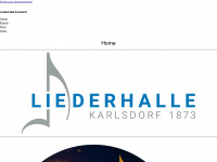 liederhalle-karlsdorf.de Webseite Vorschau